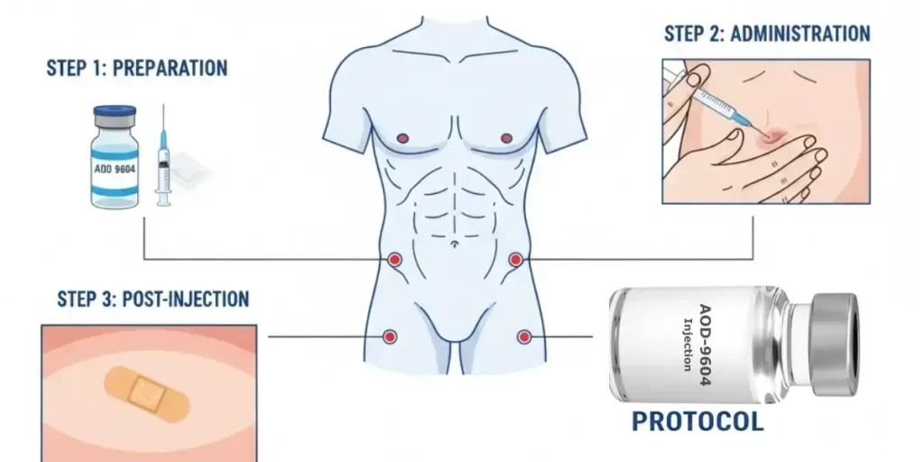 AOD 9604 injection protocols