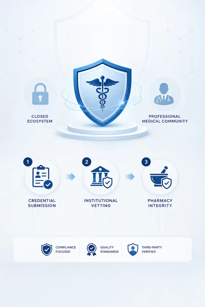 secured verified process for clinical sourcing