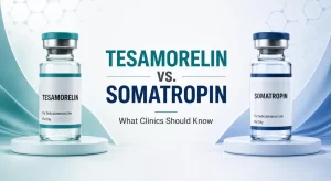 tesamorelin vs somatropin