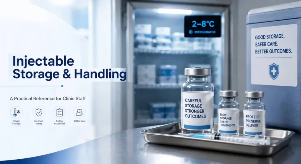 injectable storage and handling